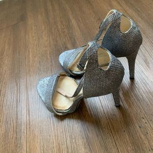 Topshop silver strappy sandals